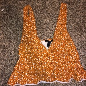 Forever 21 floral tank top